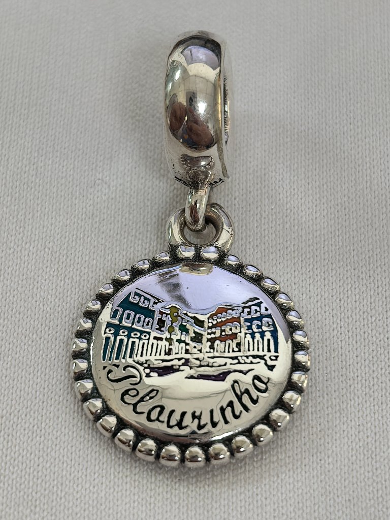 Pandora Pelourinho Exclusive Dangle Charm Pendant, S925 Silver Jewelry